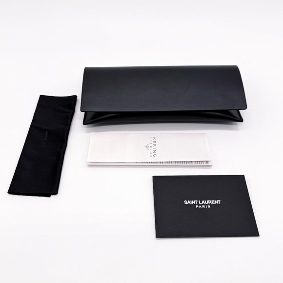 NEW SAINT LAURENT SL 604 001 BLACK YELLOW UNISEX SUNGLASSES SAINT LAURENT SL604 - Picture 9 of 9